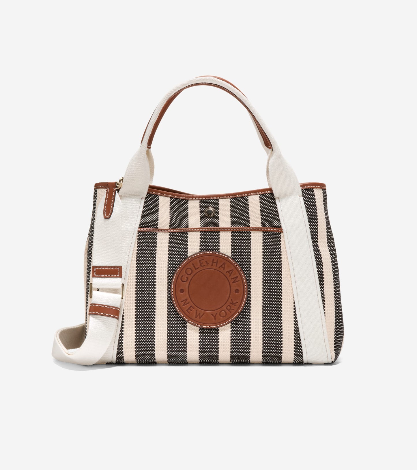 U08454:NATURAL CANVAS STRIPE PRINT:0000