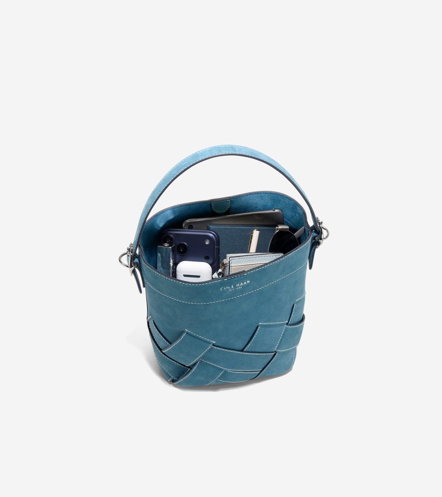 U08465:PROVINCIAL BLUE NUBUCK WOVEN:0000