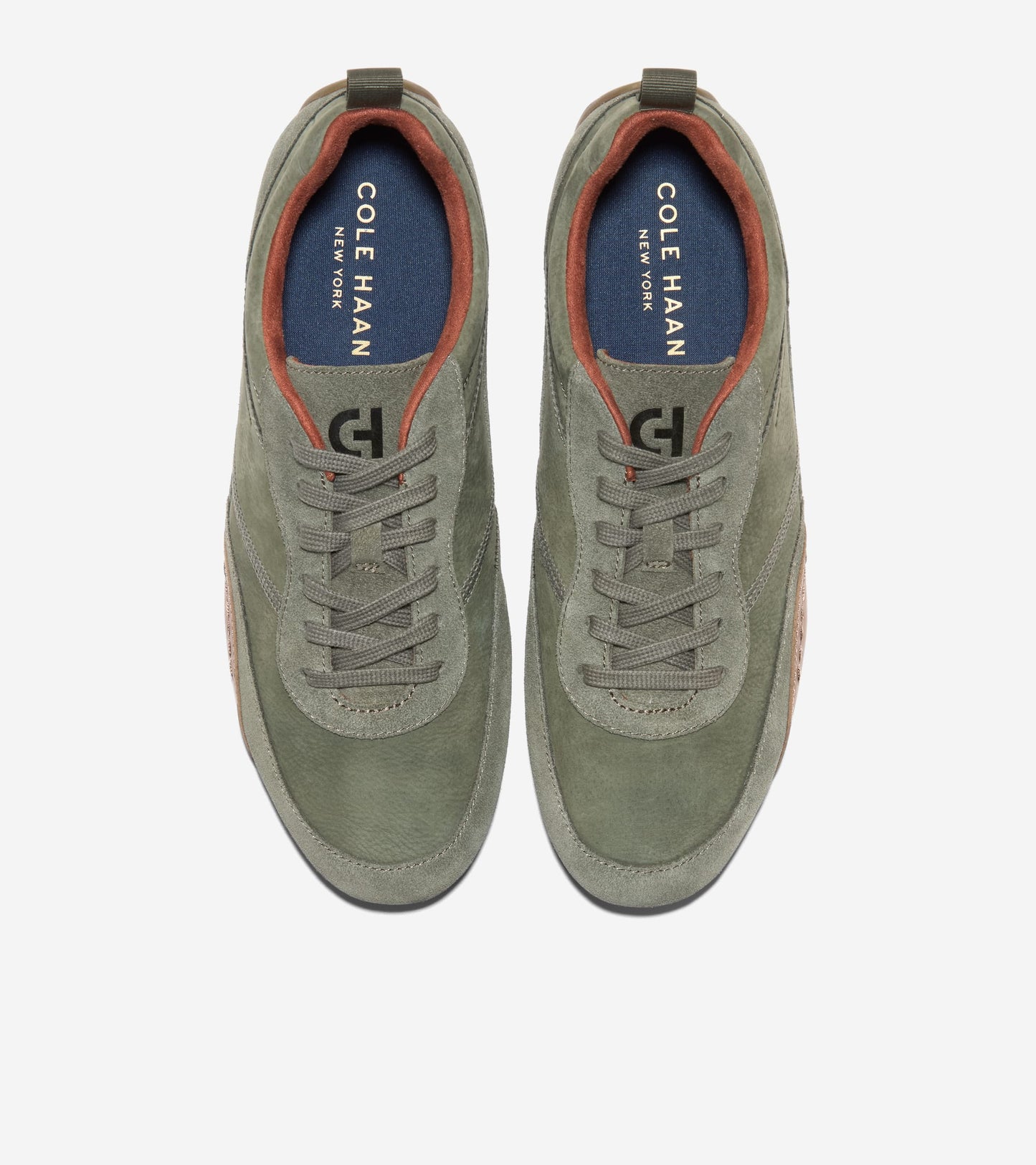 C42763:DUSTY OLIVE SUEDE / CH TUSCAN SAND / CH LIGHT WHISKEY