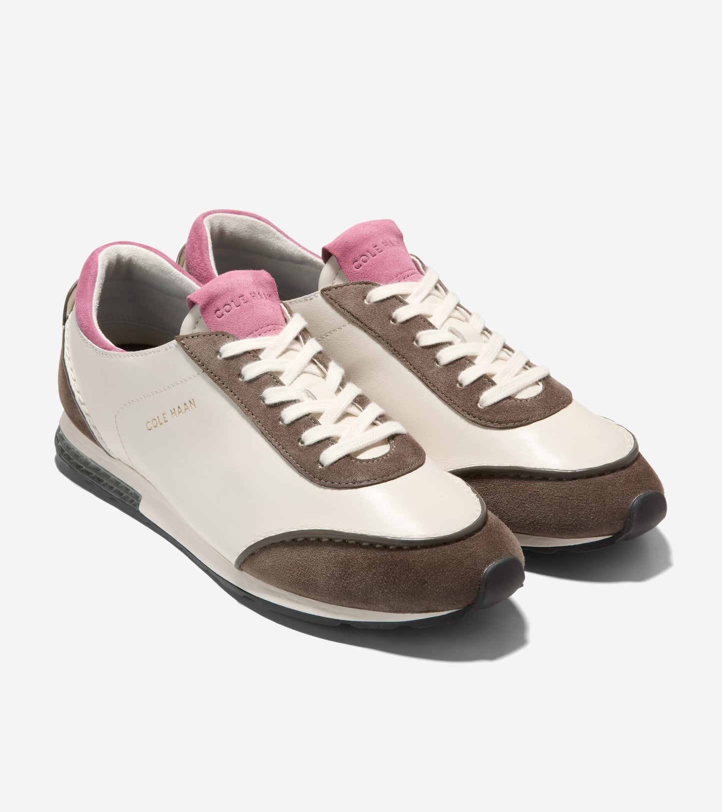 W37610:IVORY LEATHER / CH DEEP OLIVE LEATHER / ROSE WINE LEATHER