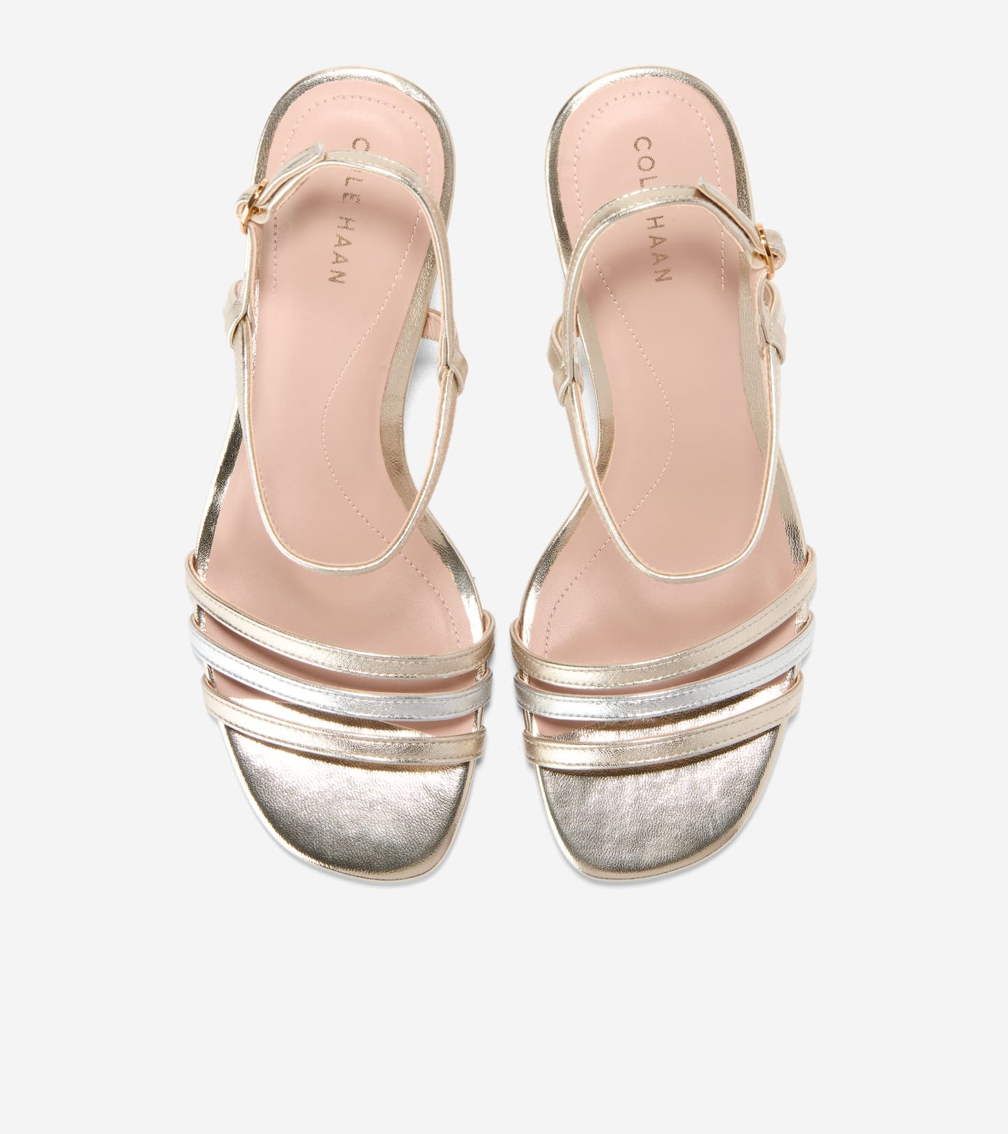 W35932:SOFT GOLD/SILVER LEATHER