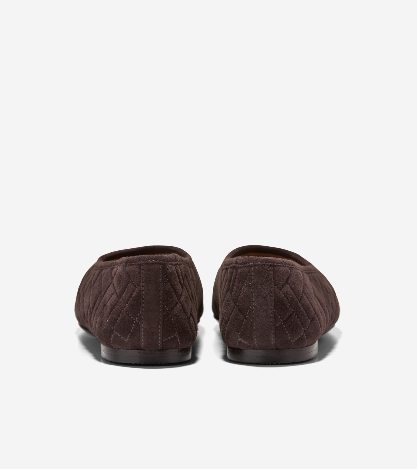 W37449:CH DARK CHOCOLATE QUILTED SUEDE