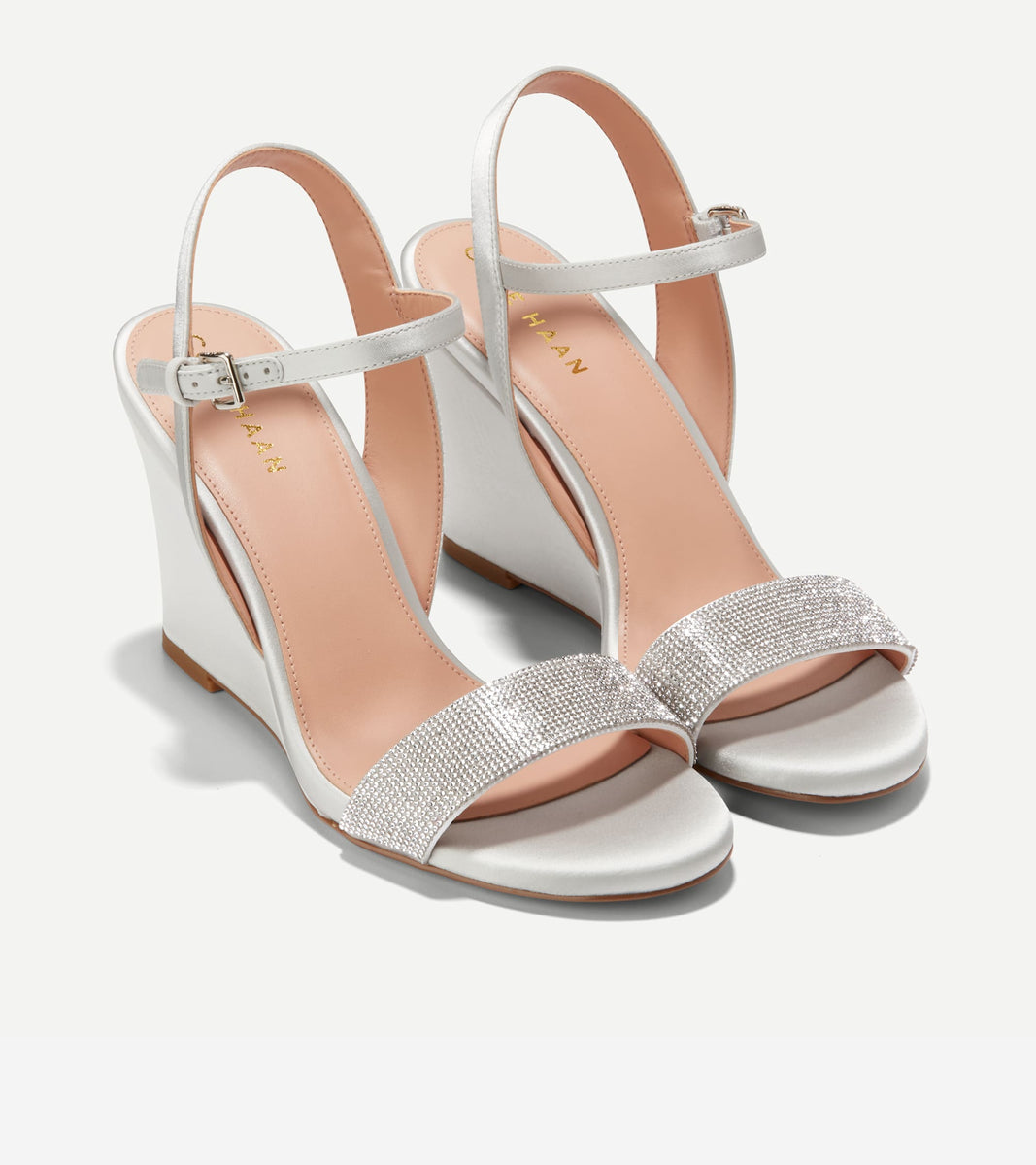 W30331:ALL OVER CRYSTAL/GRAY SATIN