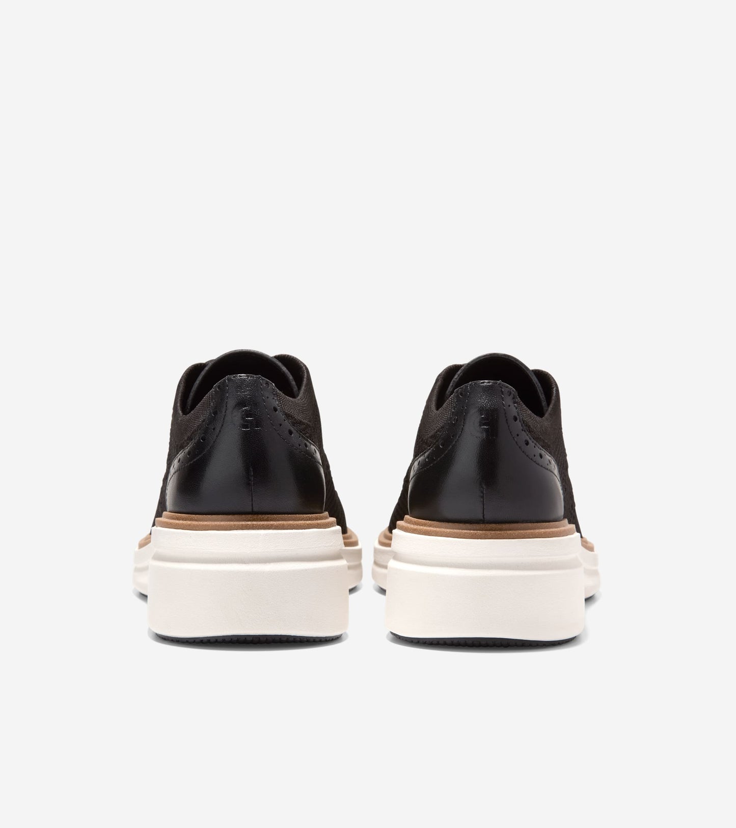 W36983:BLACK STITCHLITE / LTHR