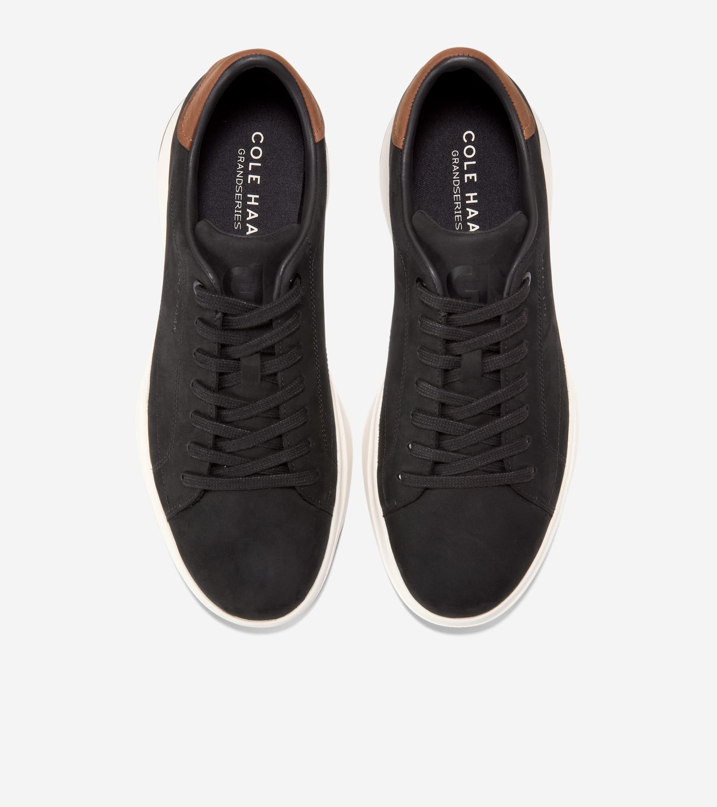 C42750:BLACK NUBUCK / BRITISH TAN / IVORY