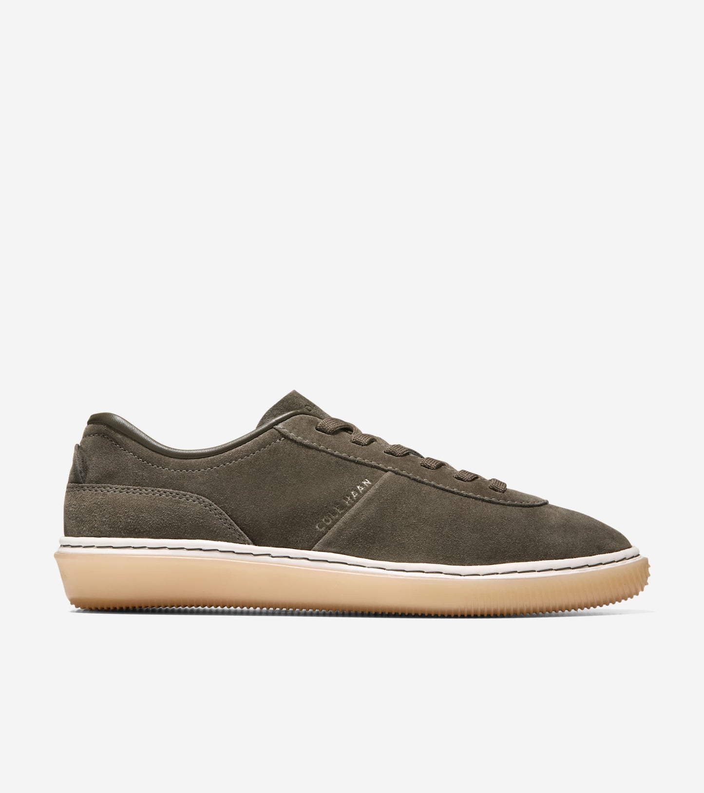 W38416:CH DEEP OLIVE SUEDE / NATURAL GUM