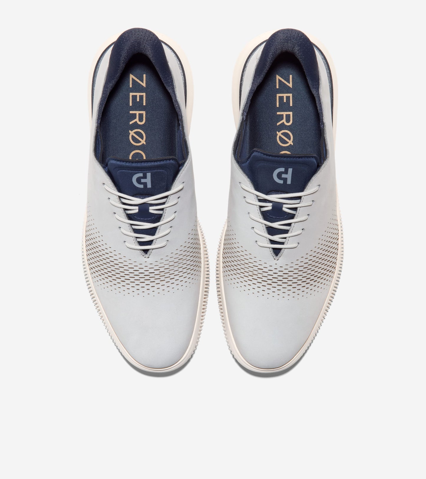 C43258:HARBOR MIST NUBUCK / NAVY BLAZER / IVORY