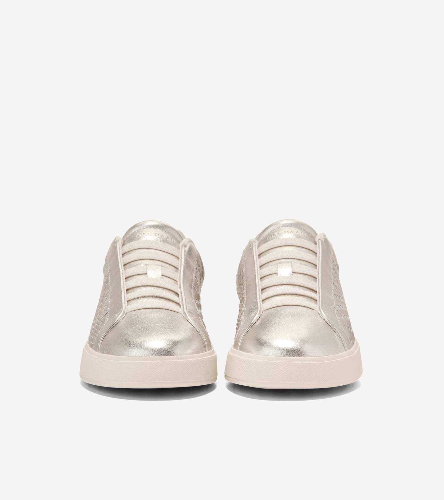 W37719:CHAMPAGNE GEN WEAVE LEATHER
