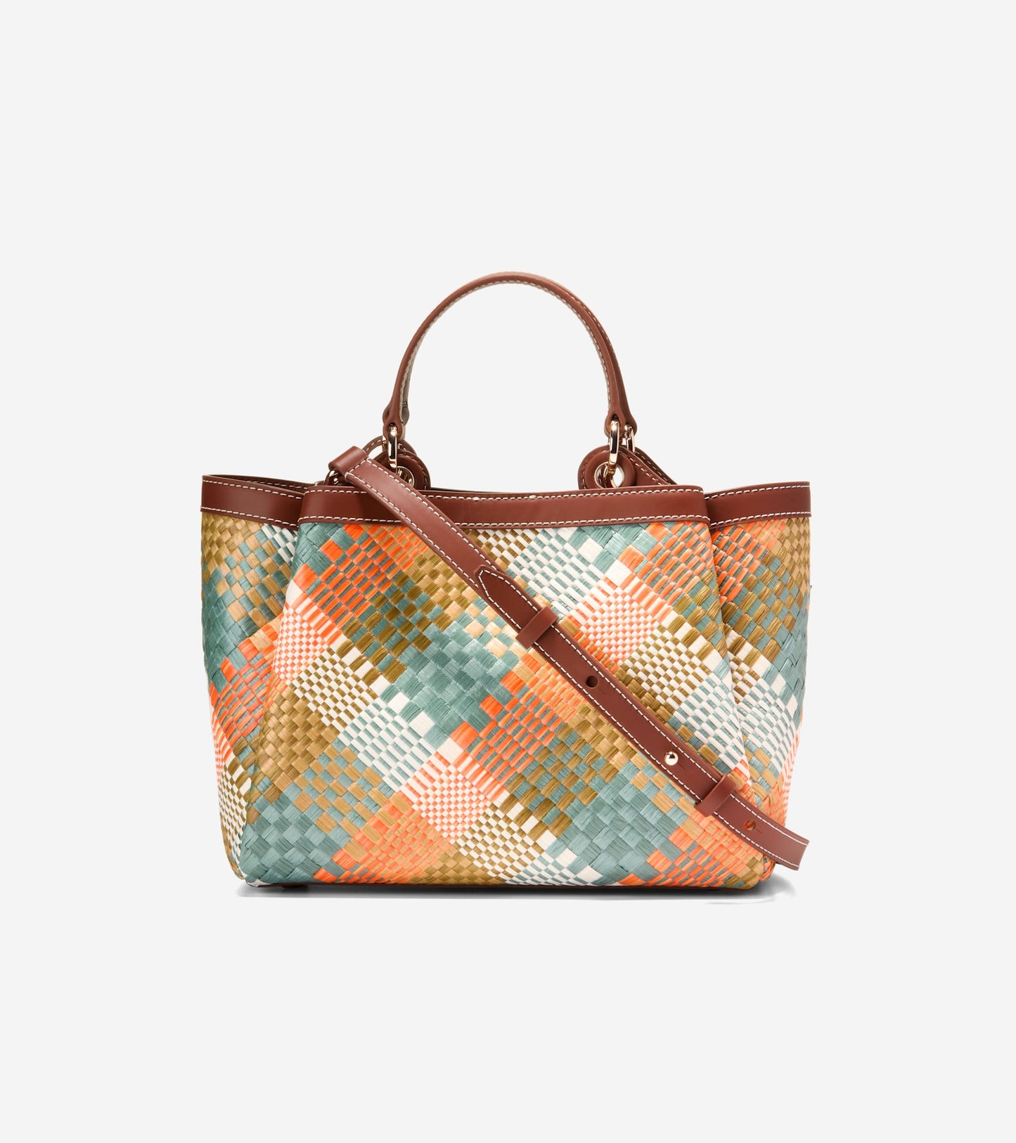 U08524:MULTI COLOR  WOVEN RAFFIA PRINT:0000