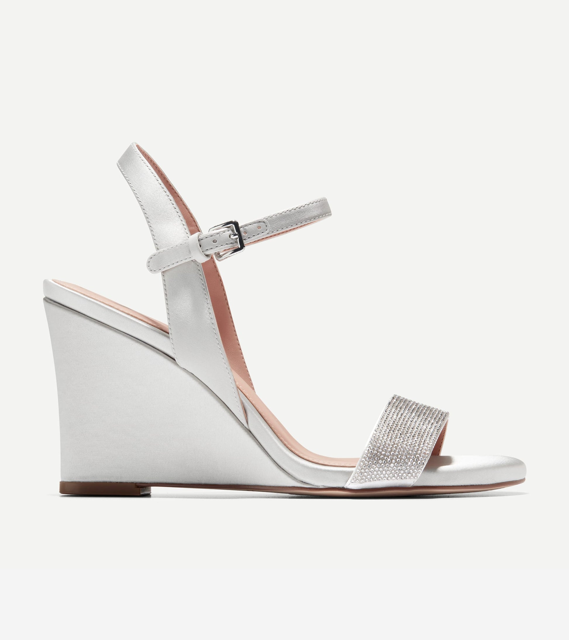 W30331:ALL OVER CRYSTAL/GRAY SATIN