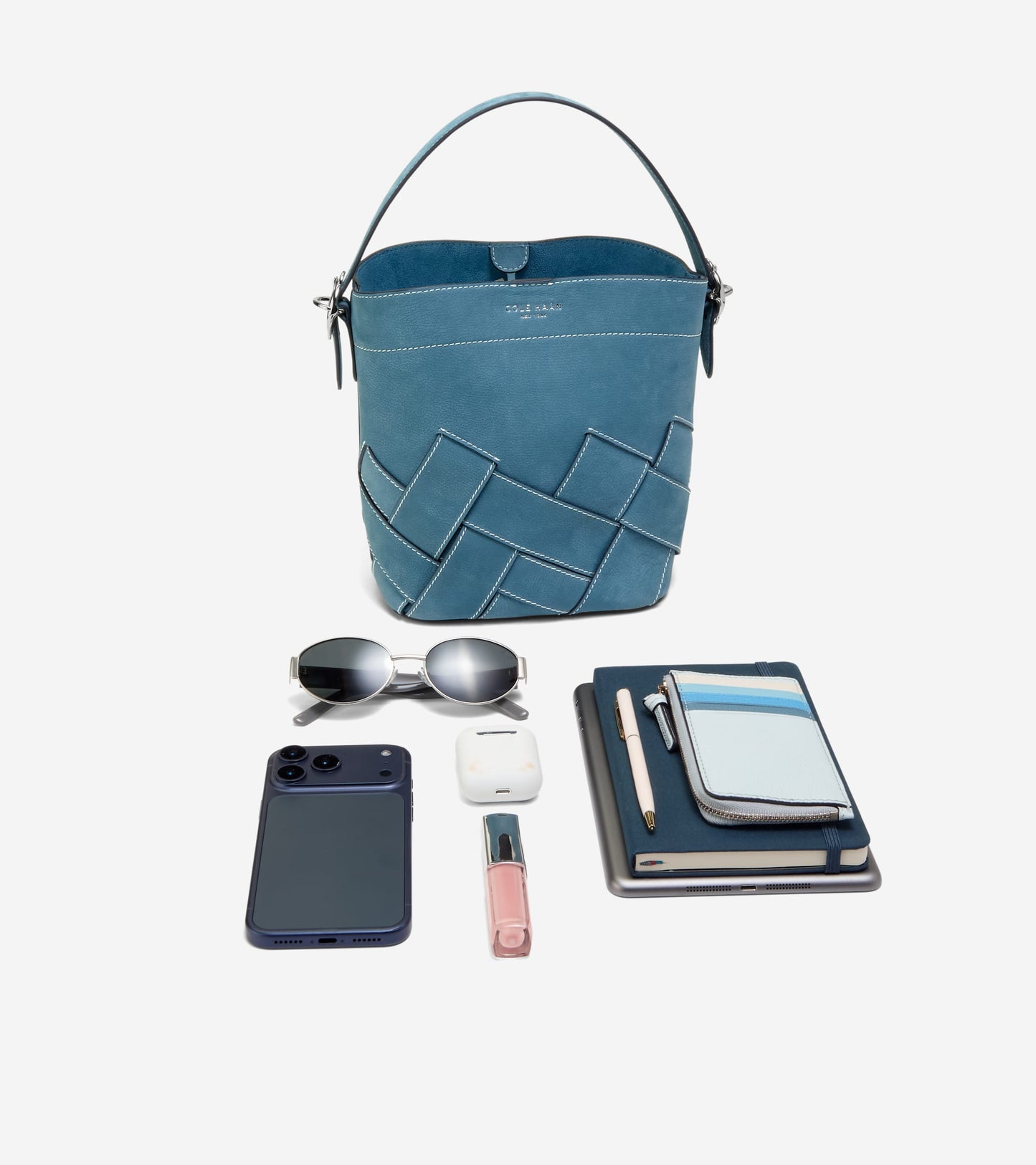 U08465:PROVINCIAL BLUE NUBUCK WOVEN:0000