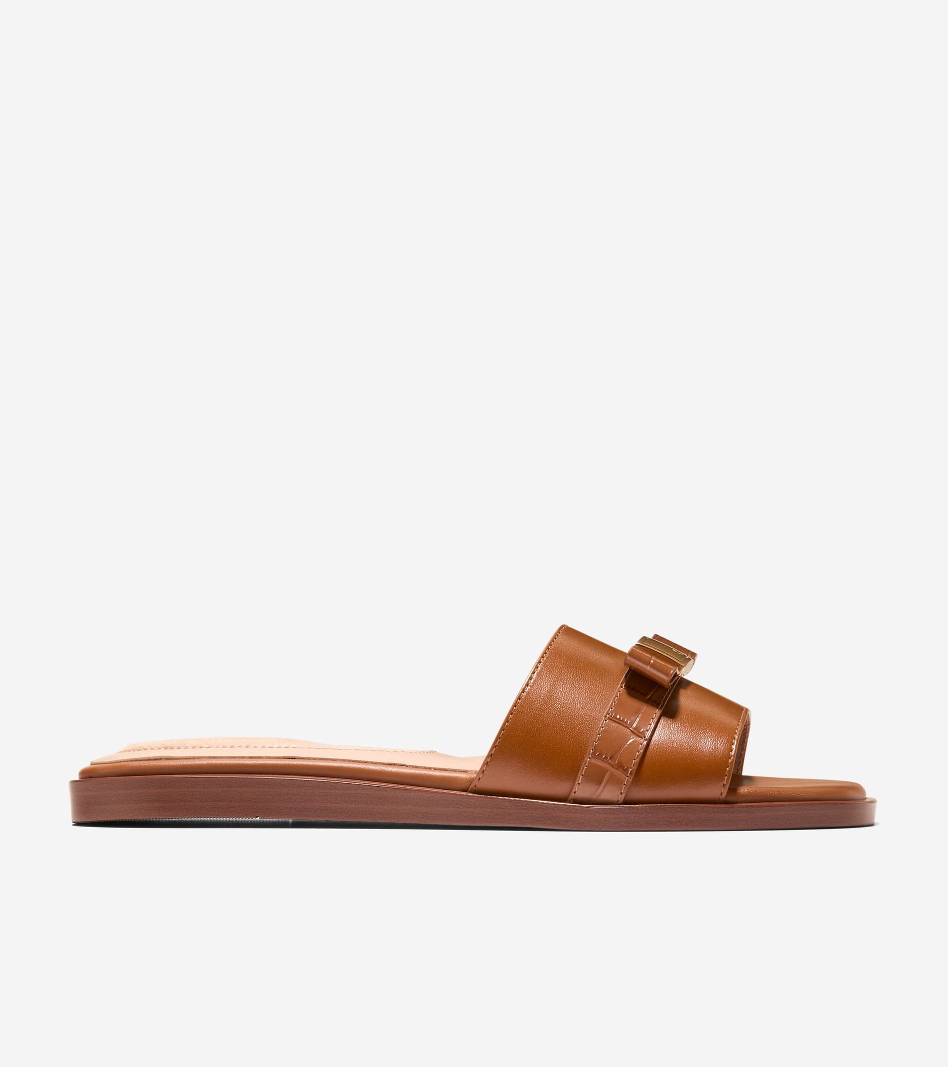 W35782:CH BRITISH TAN LTHR/CROC PRINT