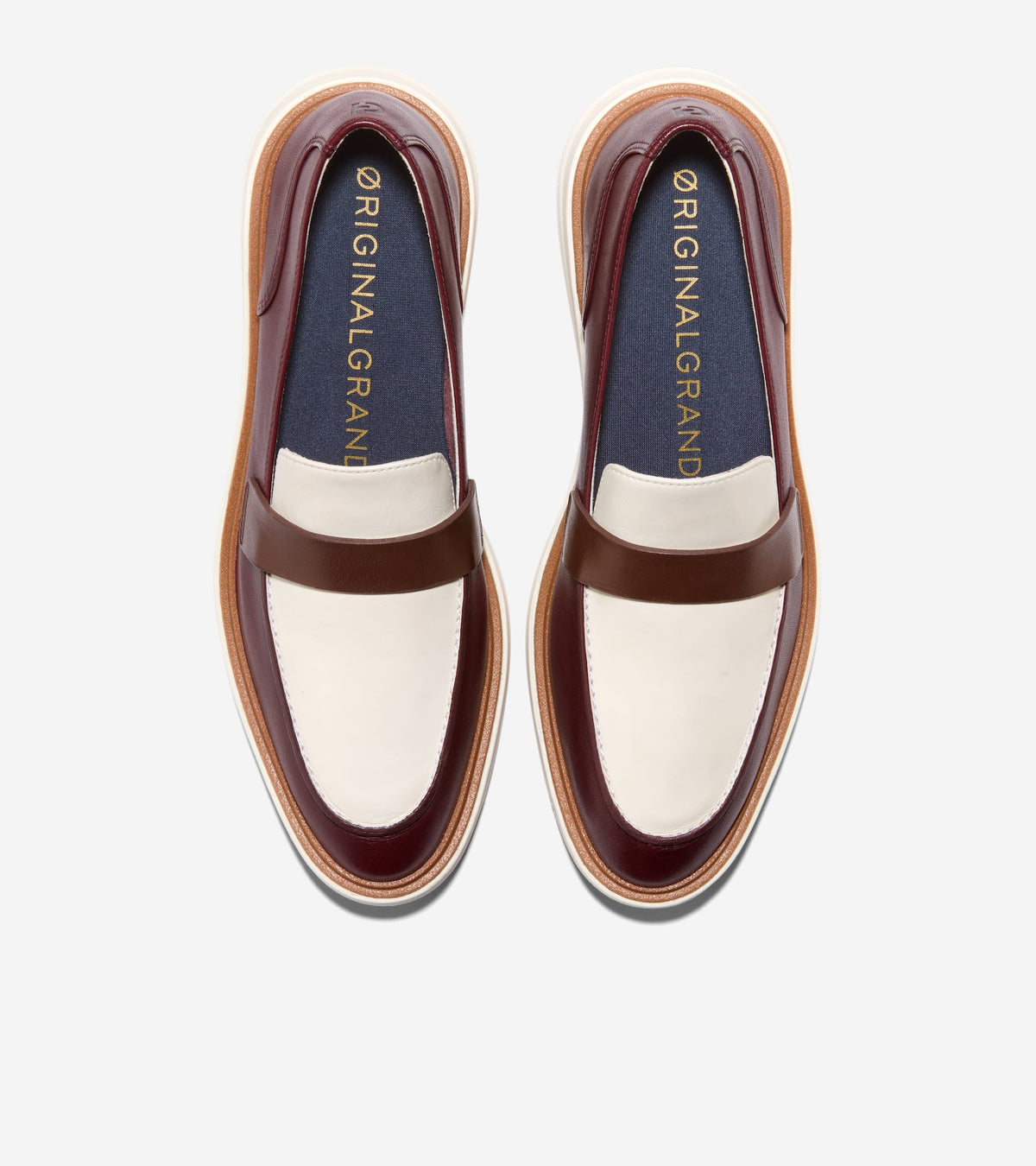 W37623:CH BLOODSTONE / FONDUE FUDGE / IVORY LEATHER