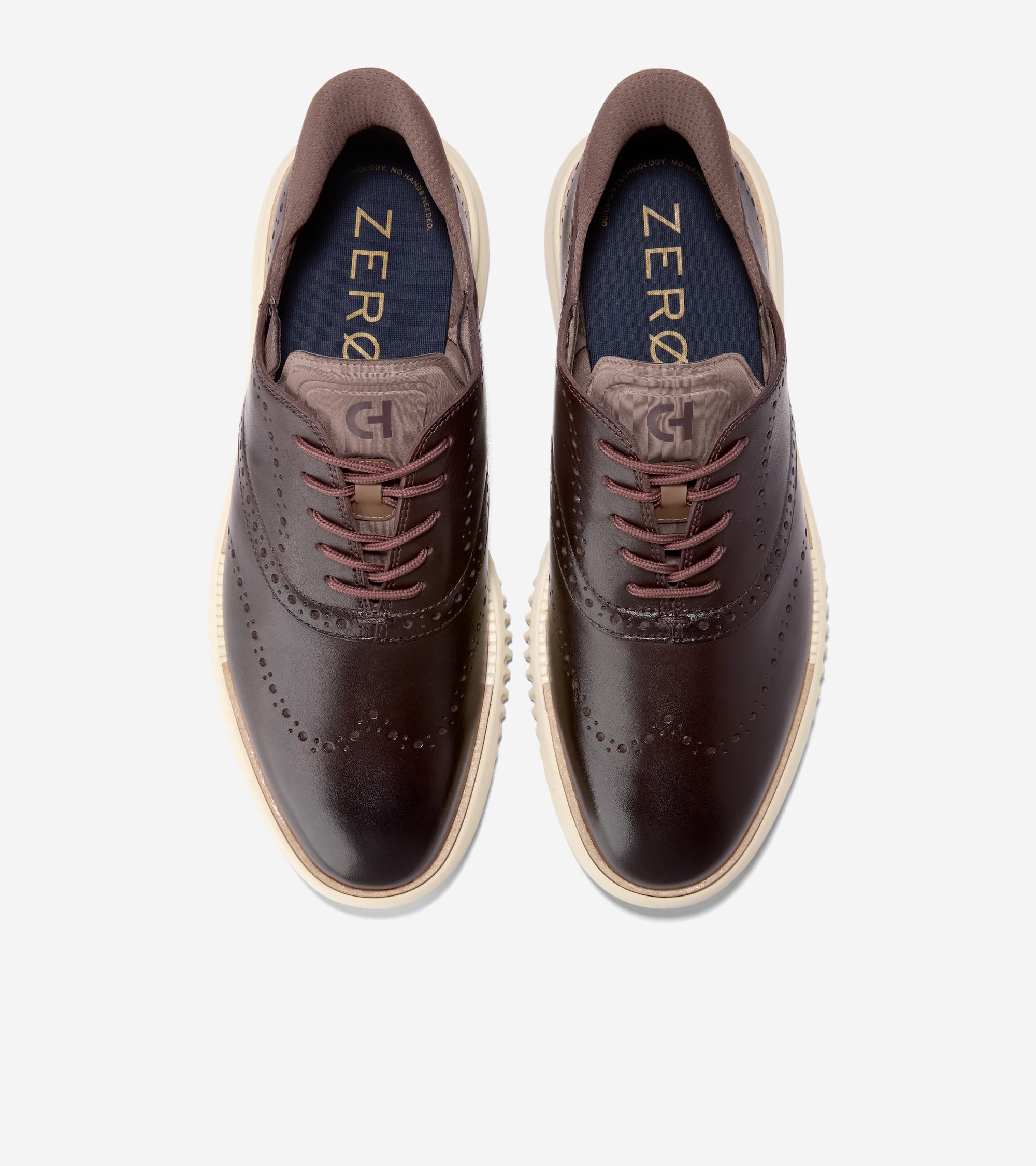 Men's 2.ZERØGRAND EVO Wingtip Quick-On Oxfords