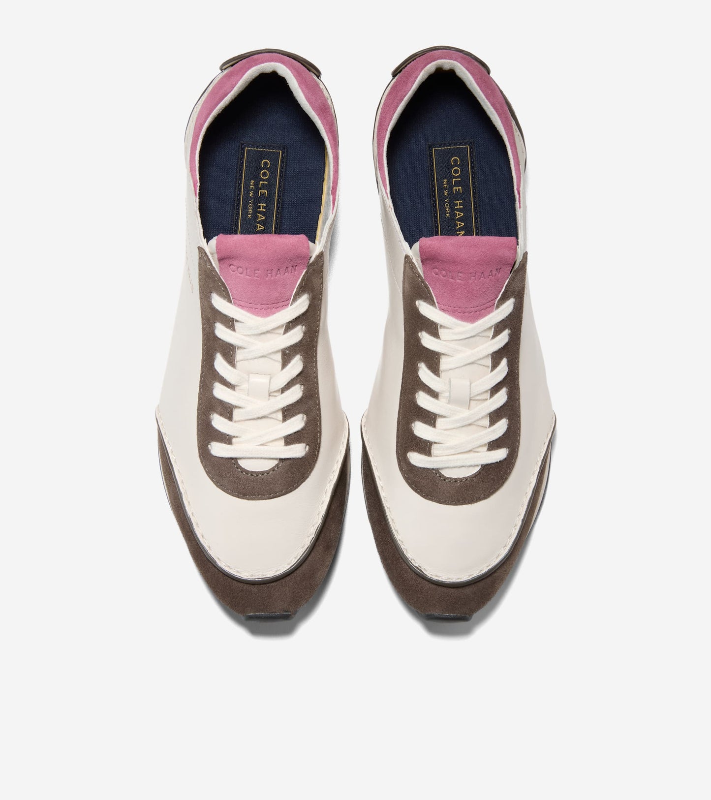 W37610:IVORY LEATHER / CH DEEP OLIVE LEATHER / ROSE WINE LEATHER