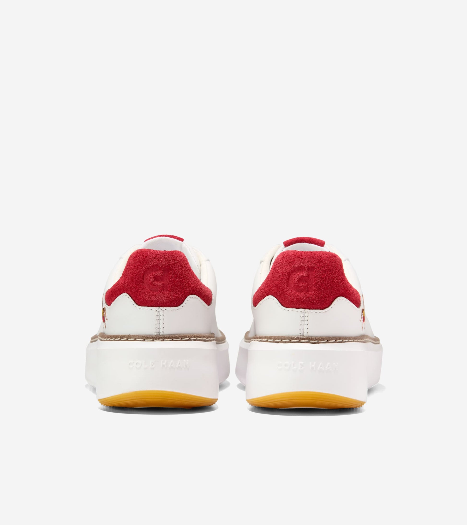 W34767:WHITE/RIO RED SUEDE/LNY