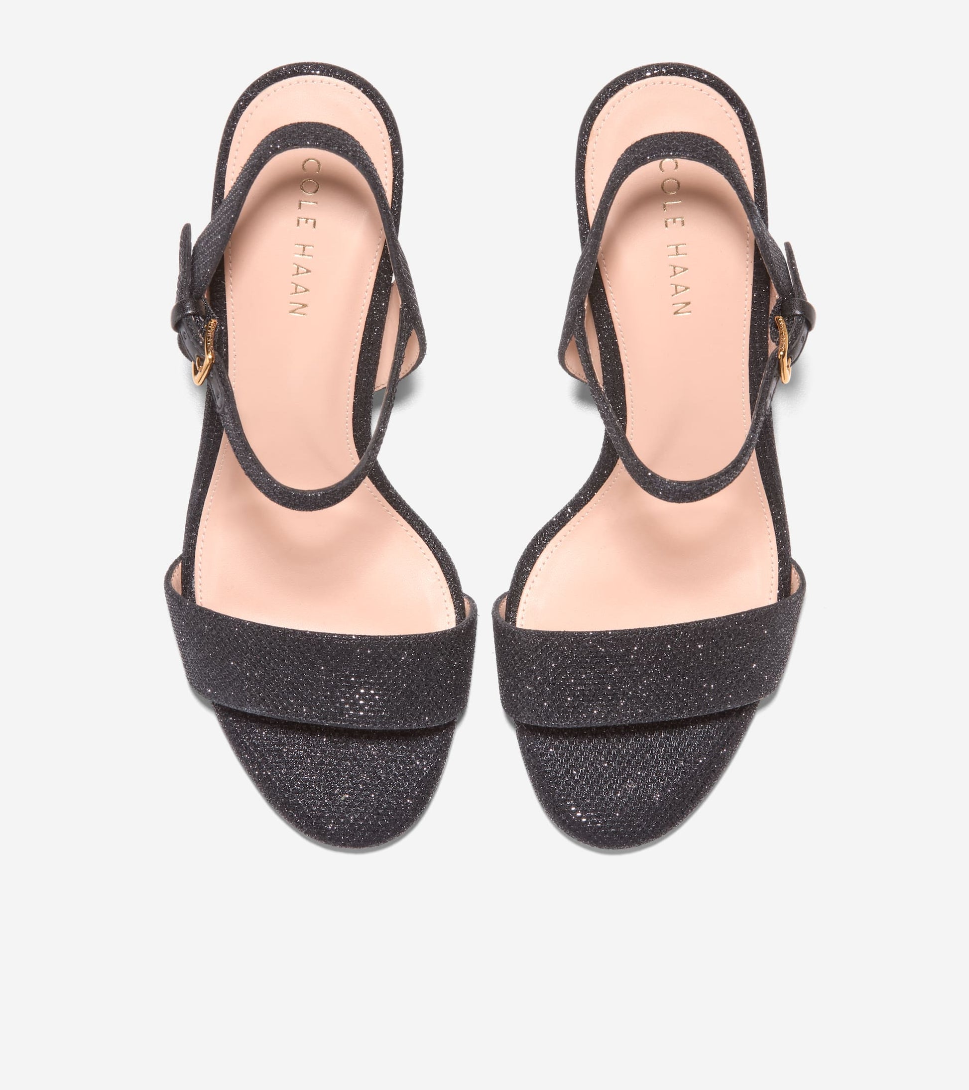 W34938:BLACK GLITTER MESH