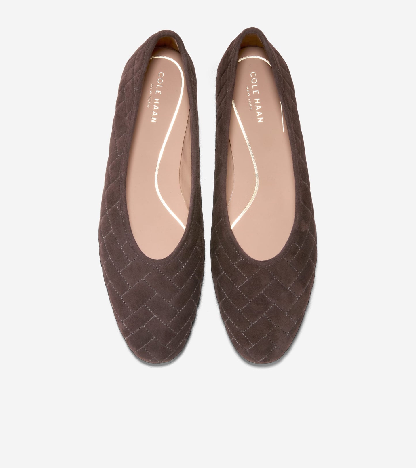 W37449:CH DARK CHOCOLATE QUILTED SUEDE