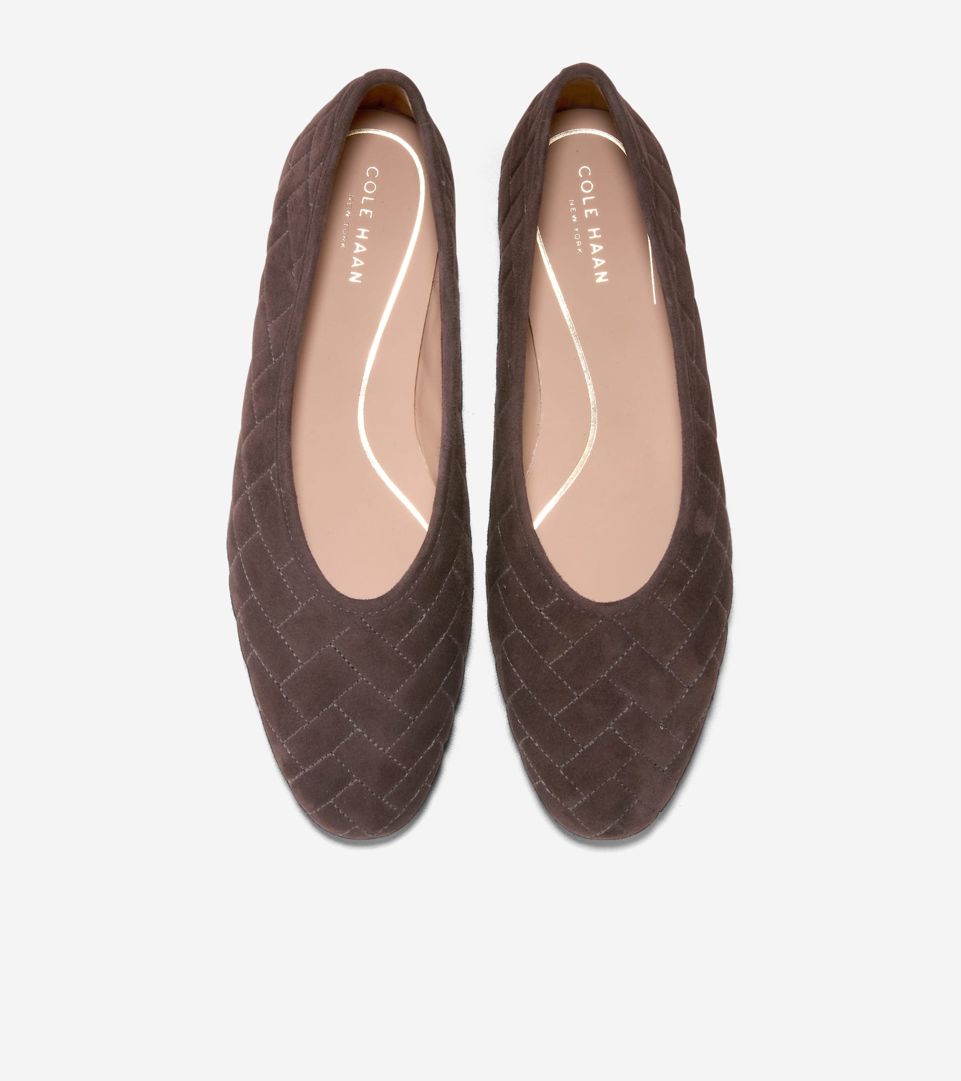 W37449:CH DARK CHOCOLATE QUILTED SUEDE