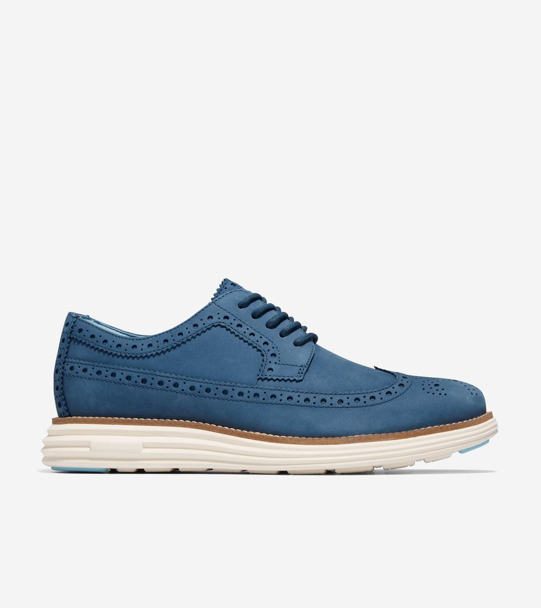 C37901:ENSIGN BLUE NUBUCK /IVORY