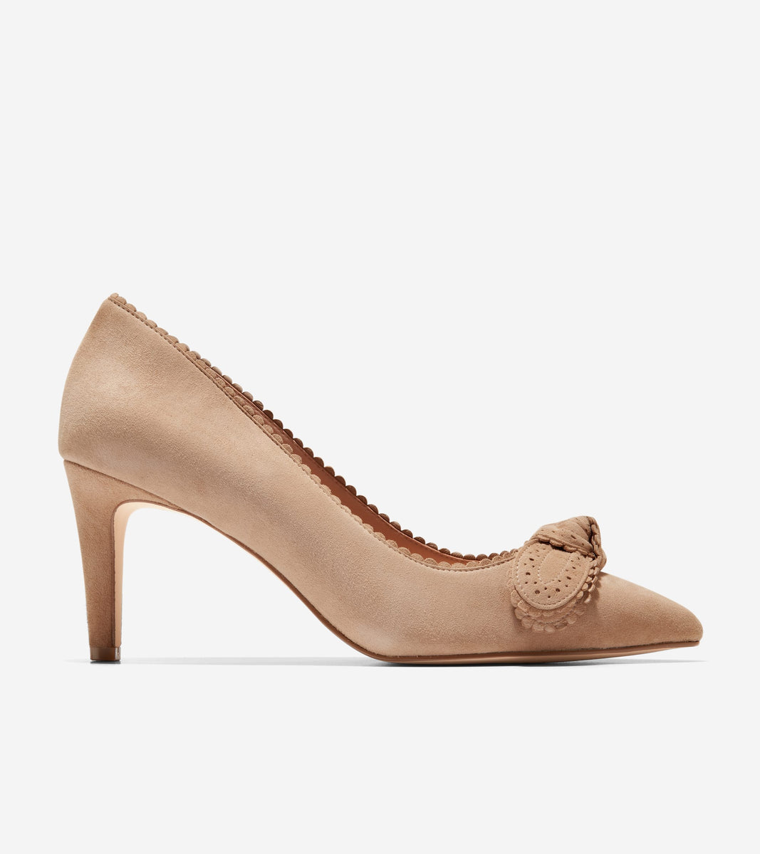Brown Pointy Low Heel, Brown Court Shoes Heel UK – Modora UK