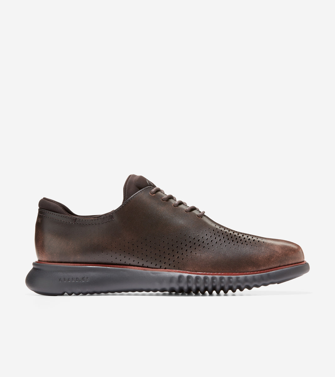 Men's 2.ZERØGRAND Lined Laser Wingtip Oxford