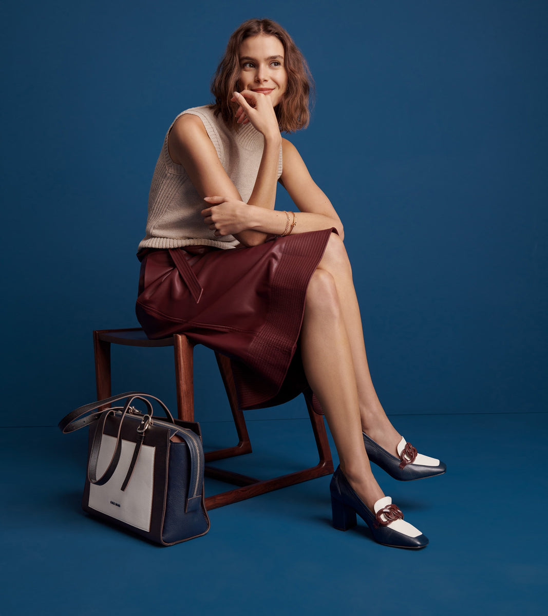 Women's Chrystie Square Chain Loafer